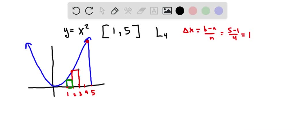 does the right riemann sum underestimate or... SOLVED: Rlemann Sums: Use BOTH a left and right Riemann SUm t0 estimate ...