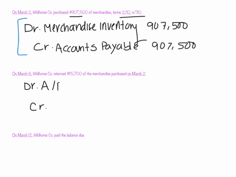 prepare-the-journal-entries-to-record-these-transactions-on-wildhorse-cos-books-using-a-periodic-inventory-system-if-no-entry-is-required-select-no-entry-for-the-account-titles-and-enter-0-f-19567