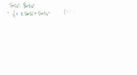 express-the-given-product-as-a-sum-containing-only-sines-or-cosines-sin-50-sin-20-sin-50-sin-20-simplify-your-answer-including-any-radicals-use-integers-or-fractions-52226
