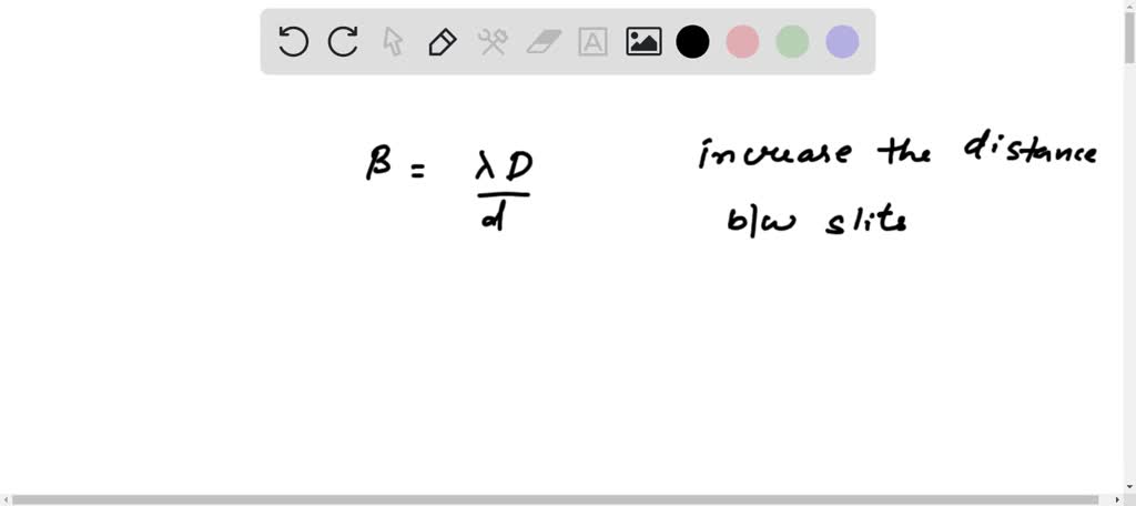 SOLVED: A student performs a multiple-slit interference experiment. A ...