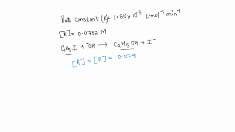 what-is-the-rate-of-the-following-reaction-mmin-if-the-rate-constant-for-the-reaction-is-150e-3-lmol-1min-1and-the-concentration-of-each-reactant-is-00752-m-the-units-for-the-rate-constant-d-43541