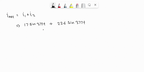 the-in-phase-sinusoidal-currents-in-the-parallel-branches-of-a-circuit-have-the-following-equation-i117sin377t-and-i2226-sin-377t-a-write-the-equation-for-the-summation-the-resultant-of-the-00594