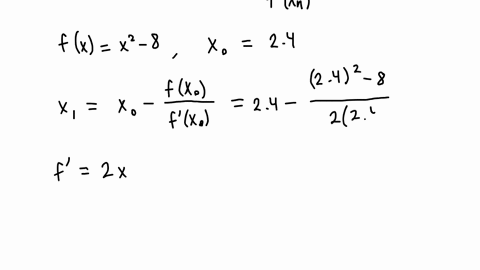 polnt use 5 iterations of newtons method with the given initial ...