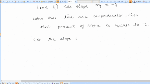 write-an-equation-for-a-line-perpendicular-to-y-4x-5-and-passing-through-the-point-8-5-21056