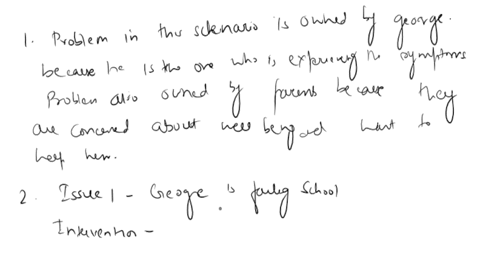 you-can-use-any-reference-for-this-thanks-scenario-george-is-brought-to-a-community-outpatient-mental-health-clinic-due-to-his-parents-observation-that-he-is-not-acting-like-a-normal-13-year-79514