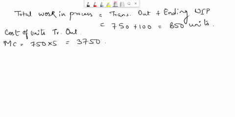 cost information and the weighted average method morrison company had ...