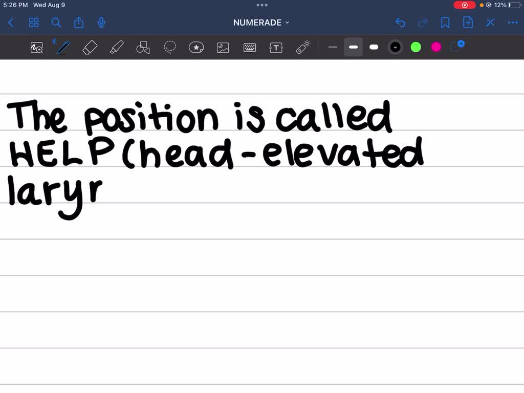 Solved: A Pediatric Patient Is Presenting With A Decreased Level Of 