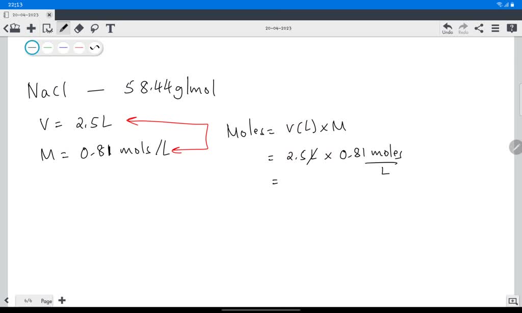 SOLVED How Many Milligrams Of NaCl Are Present In 5 0 Ml Of A 20 Gm Dl