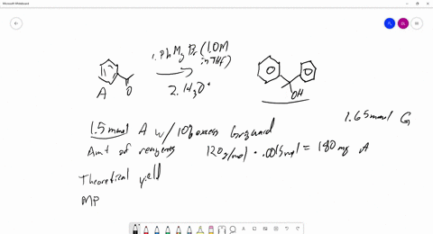 calculate-the-amount-of-starting-materials-needed-for-this-reaction-1-phmgbr-10-m-solution-in-thf-2-hzot-oh-use-the-ketone-as-the-limiting-reagent-begin-with-15-mmol-and-use-a-10-excess-of-t-39112