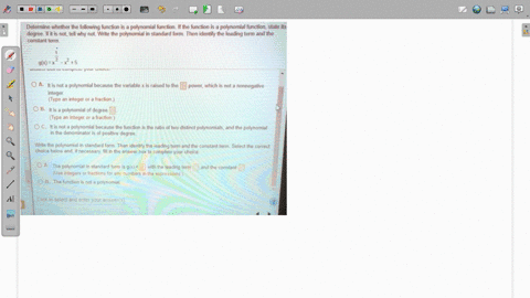 determine-whether-the-folloting-function-polynomial-function-if-the-function-is-polynomial-function-state-its-degree-ifi-is-nol-tell-why-not-write-ihe-polynomial-standard-foum-hem-identify-t-62167