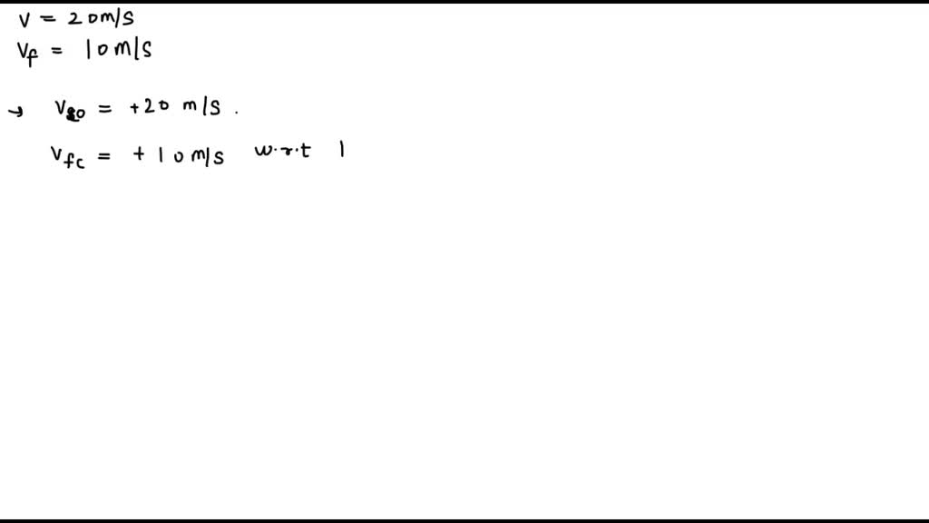 SOLVED 'You are stationary and you observe a frisbee being thrown out