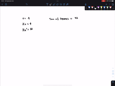 a-sample-of-n-4-scores-has-x-4-and-x-2-32-what-is-the-value-of-ss-for-this-sample-55655