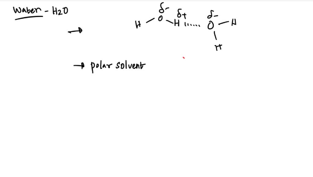 SOLVED Which of these molecules would be most soluble in water?