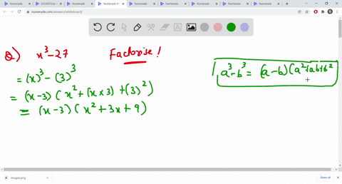 factor-using-the-formula-for-the-sum-or-difference-of-two-cubes-x3-27-2-85411