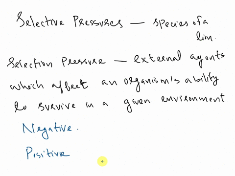what-are-selective-pressures-for-the-species-of-a-lion-33698