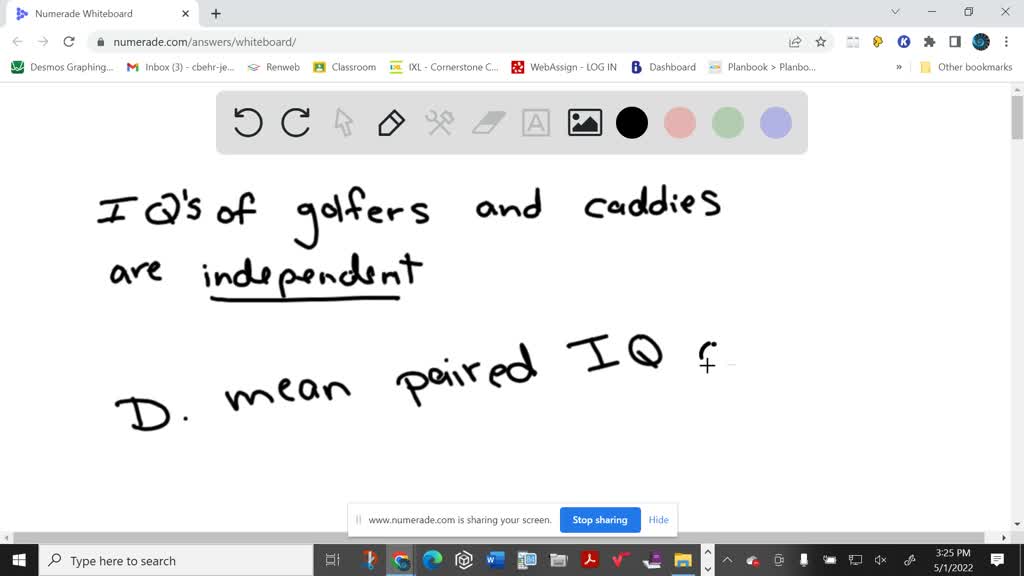 SOLVED: A hypothesis test is proposed below. For the hypothesis test, do  the following: a. Identify the variable. b. Identify the two populations.  c. Identify the pairs. d. Identify the paired-difference variable.