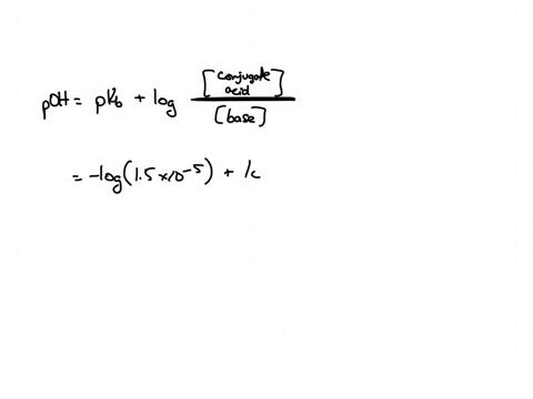 if-buffer-solution-is-0160m-in-a-weak-base-kb-1510-5-and-0420-m-in-its-conjugate-acid-what-is-the-ph