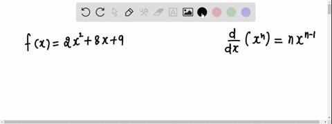 find-the-derivative-of-2a2-8x-9with-respect-to-x-33125
