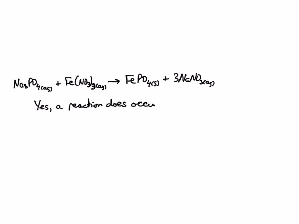 Does A Reaction Occur When Aqueous Solutions Of Sodium Sulfate And Lead Ii Nitrate Are Combined