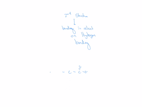 which-of-the-following-best-describes-the-secondary-structure-of-a-protein-3-peptide-bonds-hydrogen-bonding-to-one-another-to-create-a-sheet-like-structure-the-amino-acid-sequence-of-the-cha-64806