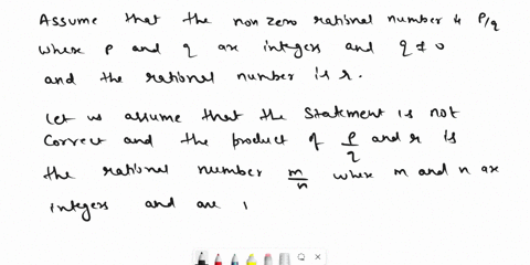 prove-that-a-product-of-a-non-zero-rational-number-and-an-irrational-number-is-irrational-91635