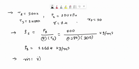 air-use-the-pg-model-with-c_p10035-kjkg-k-k14-enters-the-compressor-of-an-ideal-air-standard-brayton-cycle-at-100-kpa-300-k-with-a-volumetric-flow-rate-of-6-m3s-the-compressor-pressure-ratio-24458