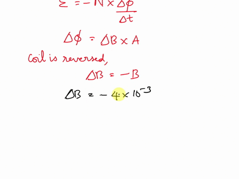3-a-coil-of-100-turns-and-area-01-m2-is-in-a-magnetic-field-of-induction-40-x-10-3-wmm2-if-the-coil-is-reversed-in-a-time-of-50-ms-calculate-the-induced-emf-in-it-4-a-coil-of-area-50-cm2-is-00353