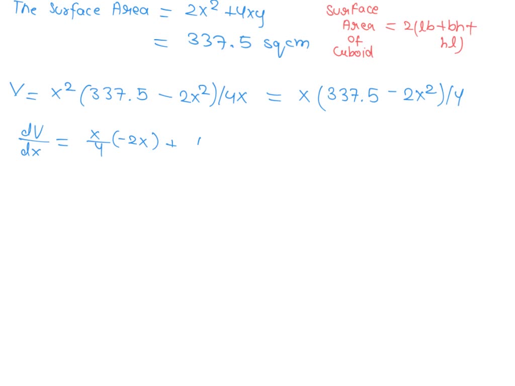 volume of rectangular solid with square base