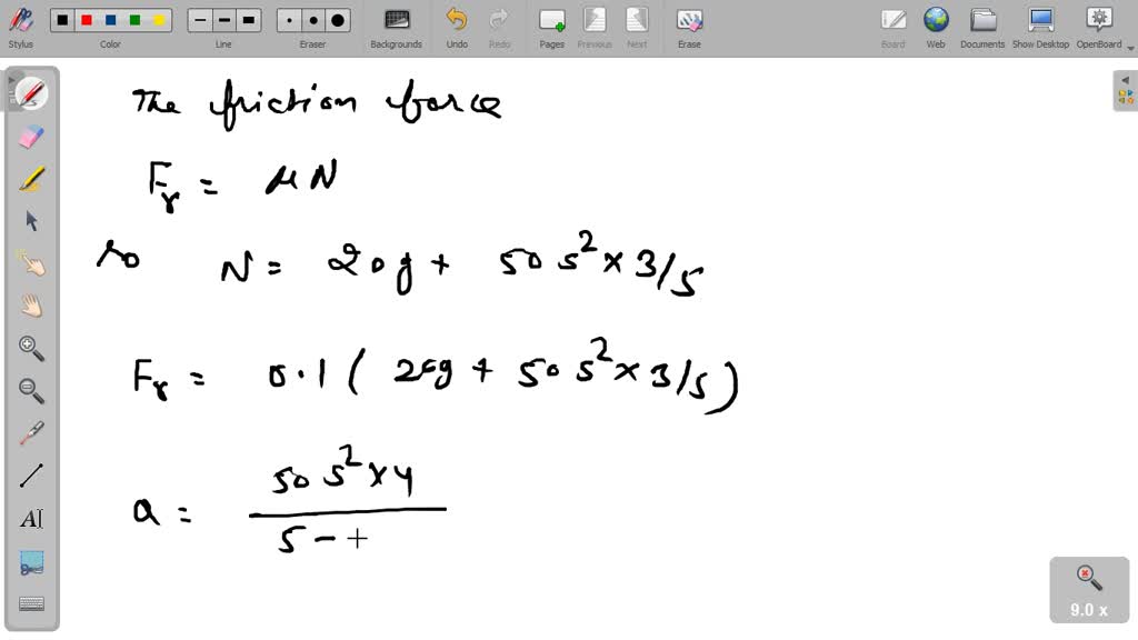 VIDEO solution: The force F, acting in a constant direction on the 20 ...