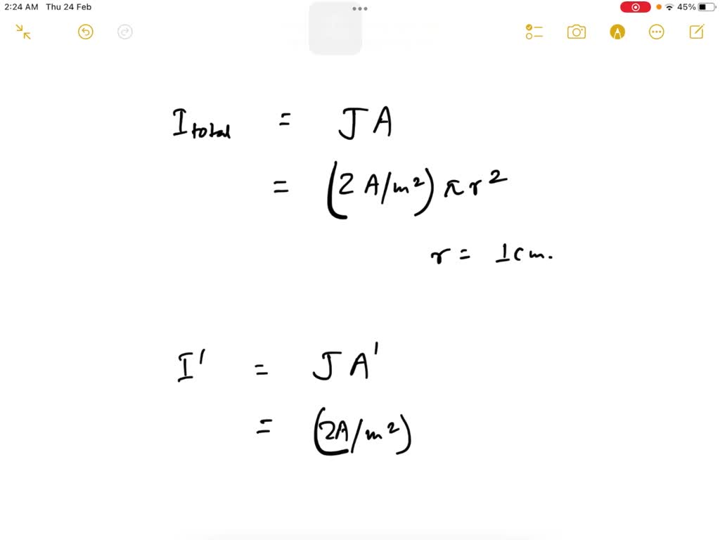 Answered: A wire has a current density of…