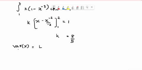 suppose-random-variable-xhas-the-following-probability-density-functionflx-k-1-x3-2-find-0-elsewhere-c-varx-variance-of-x-50116