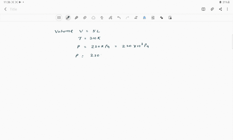 using-ideal-gas-law-a-sample-of-gas-has-a-volume-of-50l-when-at-a-temperature-of-310k-and-a-pressure-of-220kpa-find-the-number-of-moles-45704