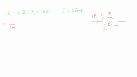 two-resistors-of-resistances-r1-10-ohm-and-r2-20-ohm-are-connected-in-parallel-a-battery-supplies-6-a-of-current-to-this-resistance-combinationcalculate-the-current-in-each-resistance