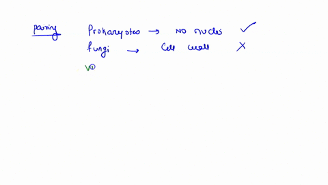 which-of-the-following-is-an-incorrect-pairing-prokaryotes-no-nuclei-none-of-the-above-fungi-cell-walls-viruses-acellular-parasites-amoeba-multicellular-protozoa-unicellular-algae-aquatic-an-90843