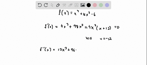 find-all-relative-extrema-of-the-function-use-the-second-derivative-test-when-applicable-if-an-answer-does-not-exist-enter-dne-fx-x4-16x3-6-relative-maximum-x-y-dne-relative-minimum-x-y-37395
