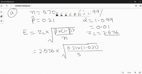 a-if-n570-and-pp-p-hat-021-find-the-margin-of-error-at-a-99-confidence-level-give-your-answer-to-three-decimals-b-you-intend-to-estimate-a-population-mean-with-a-confidence-interval-you-beli-71856