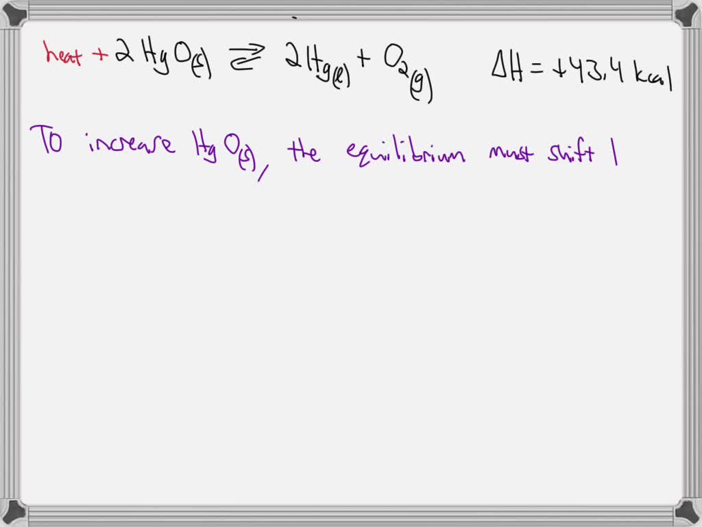 SOLVED Solid HgO, liquid Hg, and gaseous O2 are placed in a glass bulb