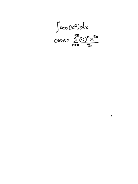 8-6-evaluate-the-indefinite-integral-as-an-infinite-series-cosx-dx-write-the-answer-in-sigma-notation-24965