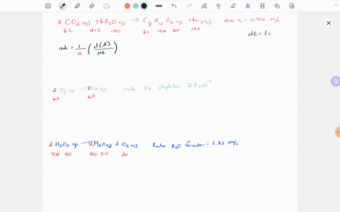 1-in-each-case-write-the-rate-expression-for-the-stated-reactuon-and-find-the-rates-of-all-other-species-using-the-given-rate-balance-the-reactionsa-co2g-h2og-c6h12o6g-o2grate-of-formation-o-64714