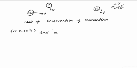 u-wz-2m-two-balls-one-of-mass-m-and-one-of-mass-2m-approach-from-orthogonal-directions-with-identical-speeds-v-pue-collide-after-the-collision-the-zm-ball-moves-with-the-same-speed-v-but-dow-35144
