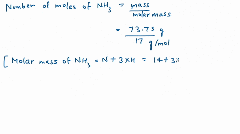 a-sample-of-ammonia-nh3-has-a-mass-of-7375g-calculate-the-number-of-ammonia-molecules-in-the-sample-71832