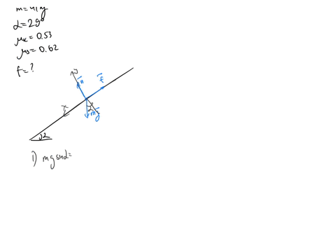 as-block-is-at-rest-on-the-incline-shown-in-the-figure-the-coefficients-of-static-and-ki-netic-friction-are-ps-062-and-pk-053-respectively-the-acceleration-of-gravity-is-98-ms-1b-41-29-what-03159