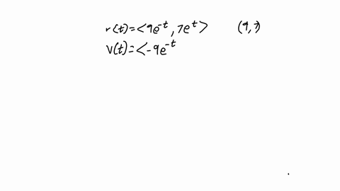 the-position-vector-describes-the-path-of-an-object-moving-in-the-xy-plane-position-vector-point-rt-9e-t-7et-9-7-a-find-the-velocity-vector-vt-speed-st-and-acceleration-vector-at-of-the-obje-25057