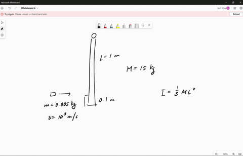 9-a-0005-kg-bullet-traveling-horizontally-with-speed-100-x-10-ms-strikes-a-15-kg-door-embedding-itself-10-cm-from-the-side-opposite-the-hinges-as-shown-in-the-figure-below-the-10o-m-wide-doo-29076