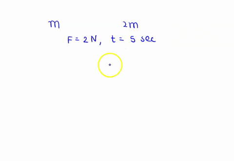 consider-blocks-of-mass-m-and-2m-you-push-each-block-for-5-seconds-with-a-force-of-2-n-the-change-in-momentum-of-the-lighter-block-is-select-the-correct-answer-smaller-than-the-heavier-block-53477