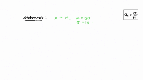 if-x-represents-a-random-variable-with-mean-137-and-standard-deviation-16-then-the-standard-deviation-of-the-sampling-distribution-of-the-means-with-sample-size-64-is-2-true-false-21748
