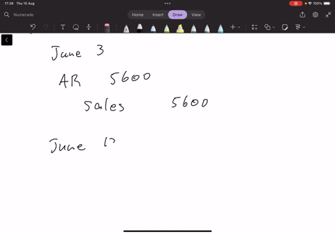 on-june-3-vaughn-company-sold-to-chester-company-merchandise-having-a-sale-price-of-5600-with-terms-of-2-10-n-60-fob-shipping-point-an-invoice-totalling-93-terms-n-30-was-received-by-chester-on-june-8