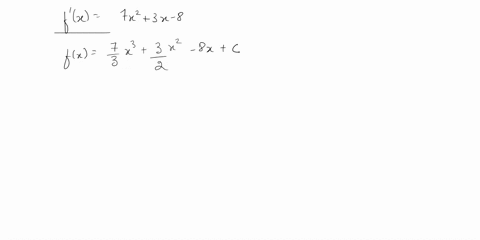 the-slope-of-the-tangent-line-to-a-curve-is-given-by-fx7x3x-8if-the-point-07is-on-the-curvefind-an-equation-of-the-curve-fx-63225