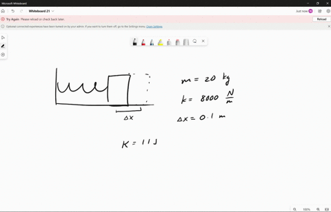 12-a-20kg-block-on-a-horizontal-surface-is-attached-to-a-light-spring-spring-constant-k-80-x-103-nm-the-block-is-pulled-10cm-to-the-right-from-its-equilibrium-position-and-released-from-rest-57035