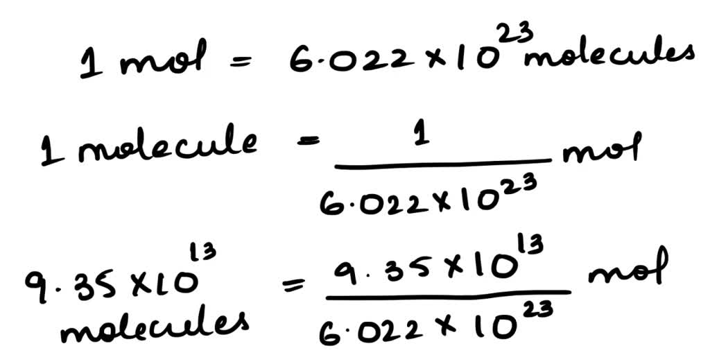 SOLVED What is the mass of 3.5 x 10^23 molecules of CO2? How many